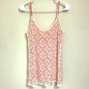FINAL SALE!!! Collette- coral and lace top.